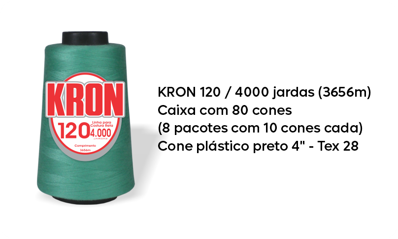 Especificações KRON 120/4000J